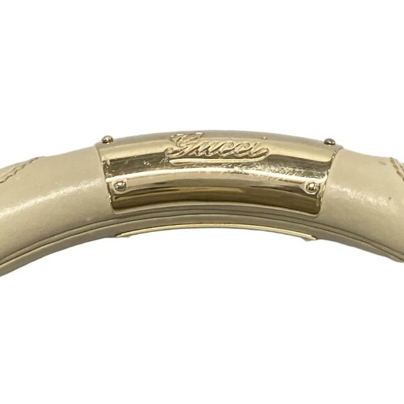 GUCCI Indie 177139 Gray Beige Leather - Tote Bag - Picture 11 of 16